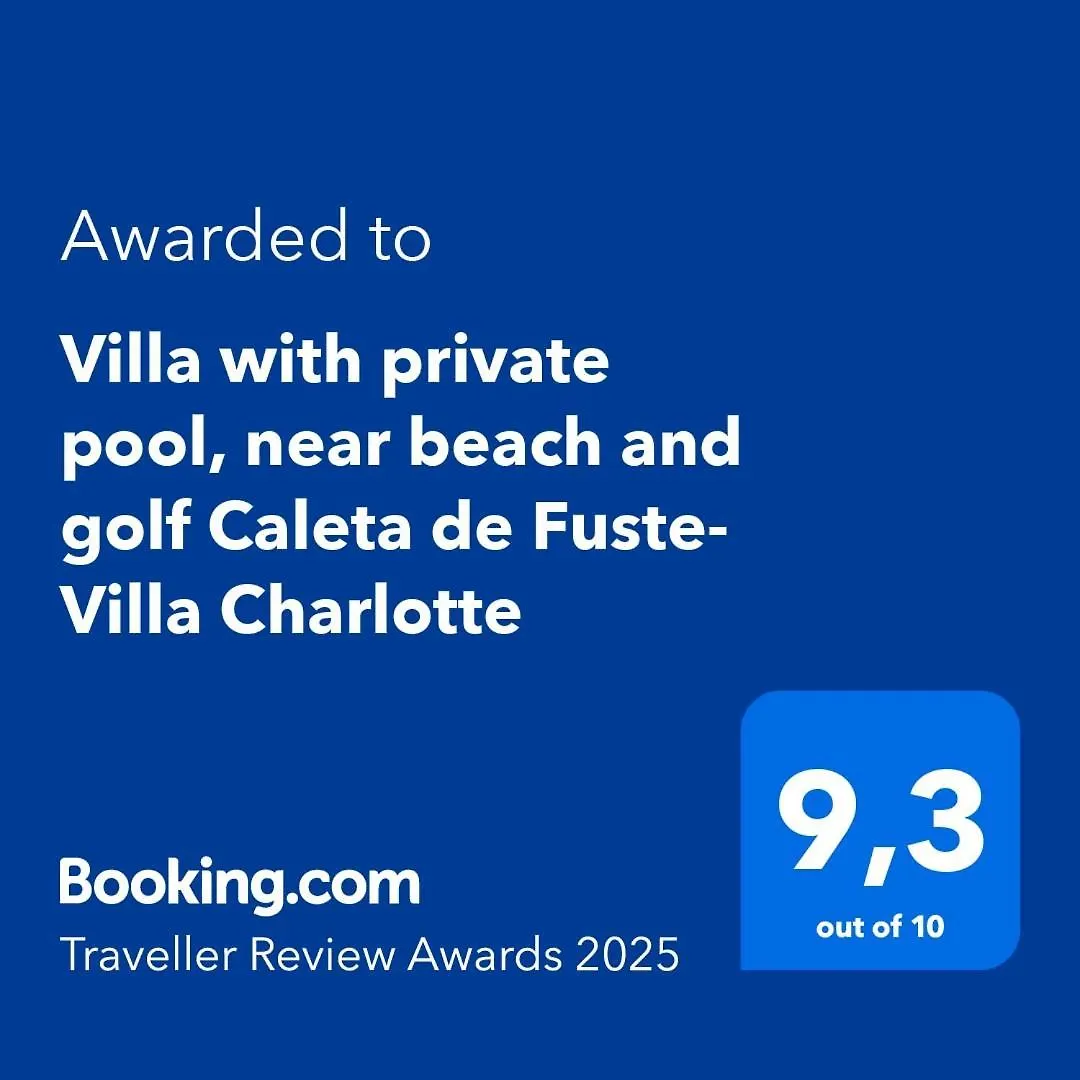 Villa With Private Pool, Near Beach And Golf Caleta De Fuste- Villa Charlotte Costa De Antigua